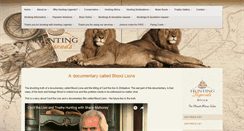 Desktop Screenshot of huntinglegends.com